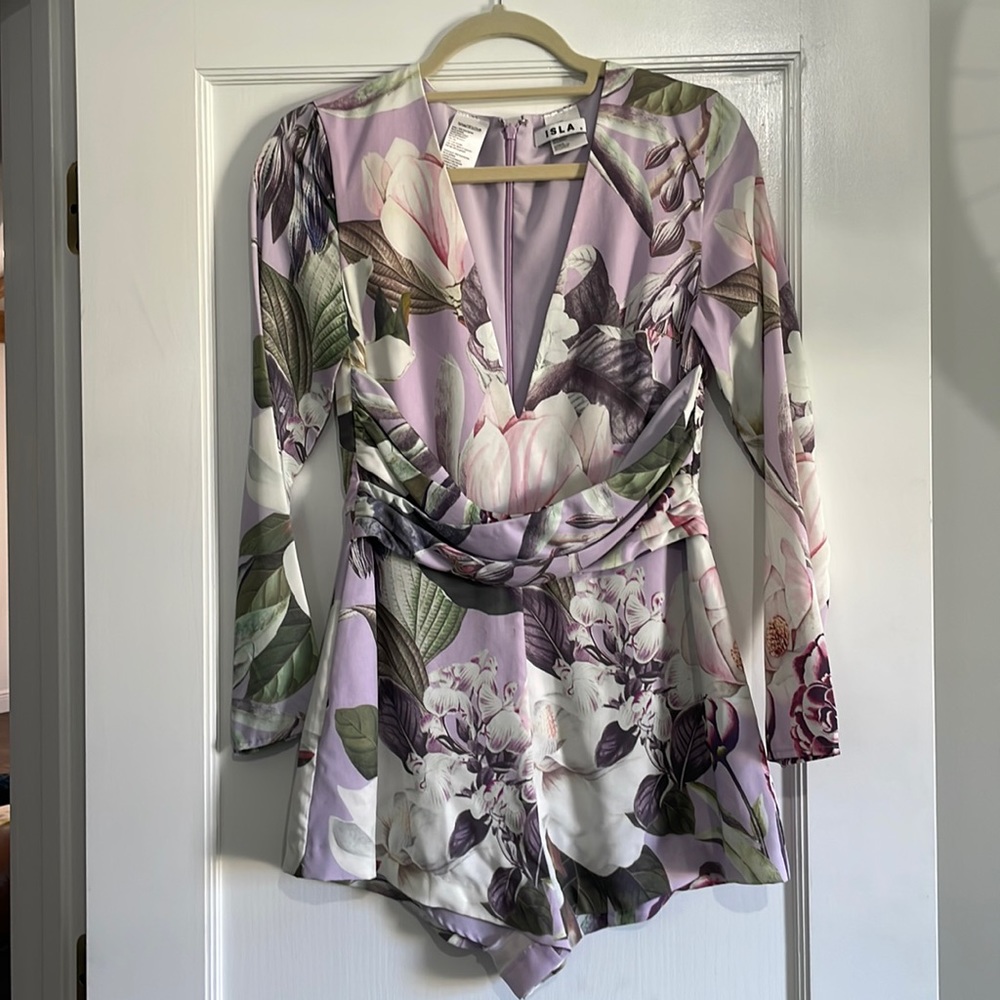 Anthropologie Floral Romper